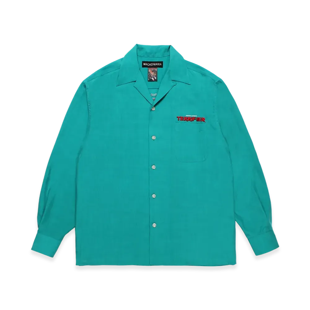 WACKO MARIA x Terrifier 50's Open Collar Shirt "Green"