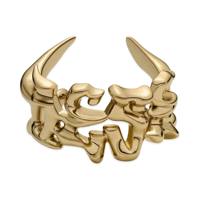 Diesel Dx1660710 Stainless Steel Cuff Bracelet "Gold"