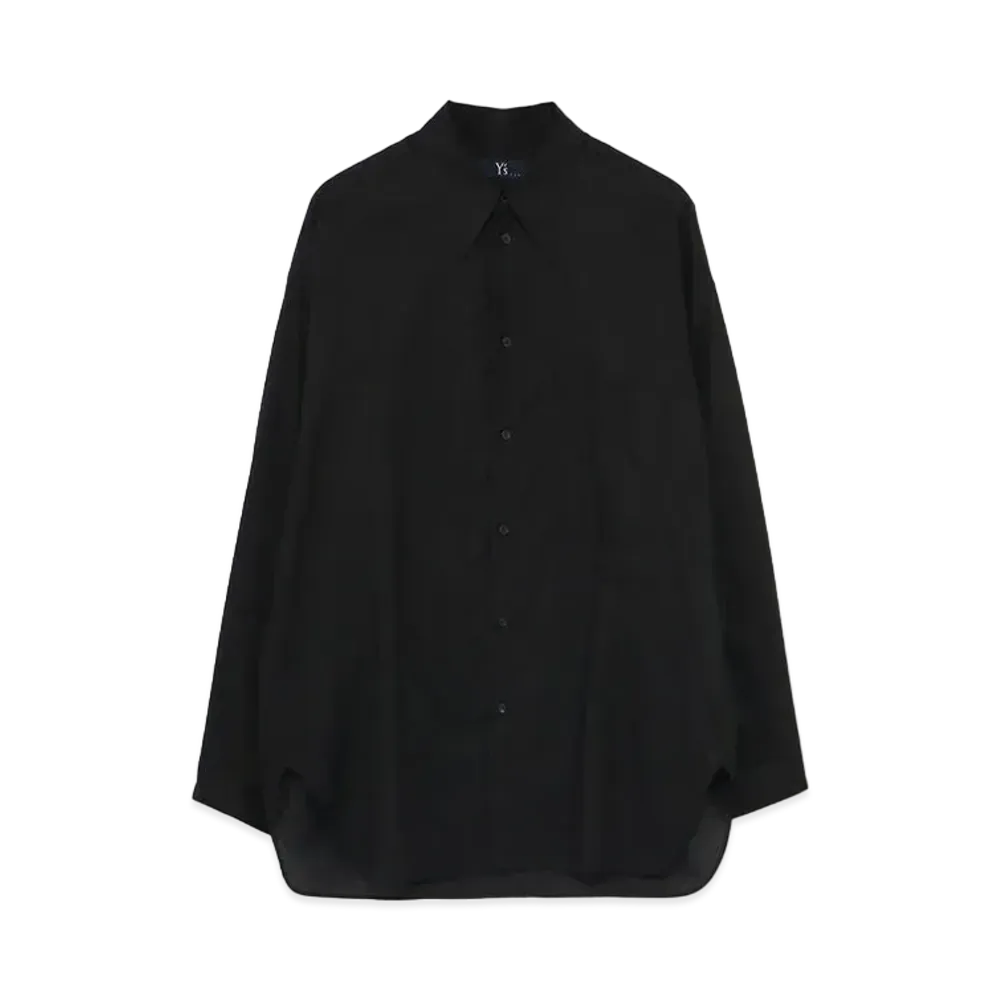Yohji Yamamoto Y's LAWN BIG SHIRT "Black"