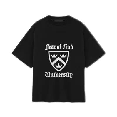 FEAR OF GOD Essentials Kid's Heavy Crewneck Tee "Black"