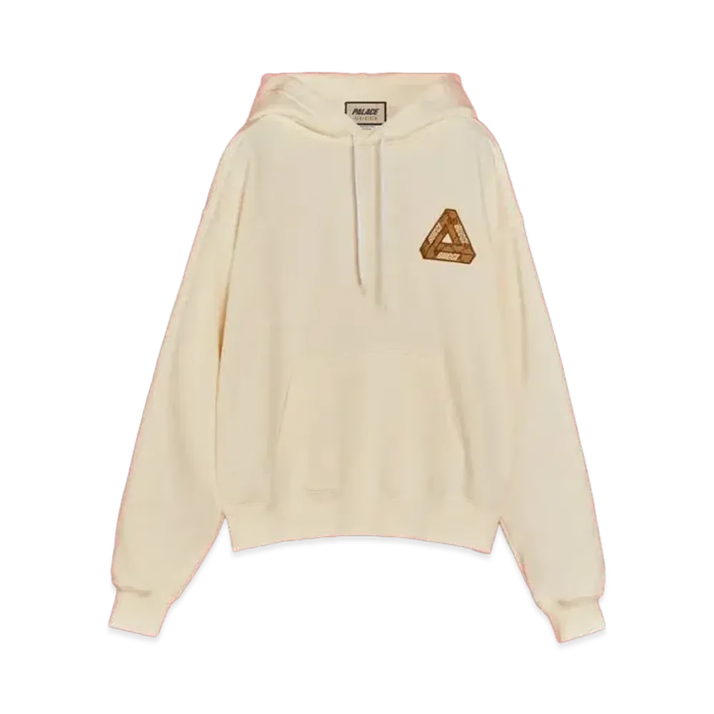 PALACE GUCCI Hoodie With Triferg GG Patch "Ivory"