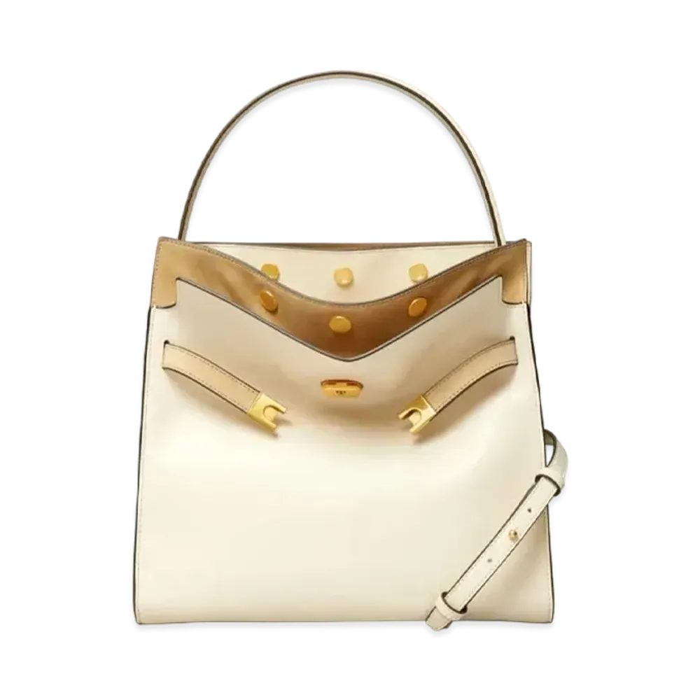 Tory Burch Lee Radziwill Double Bag "Cream"