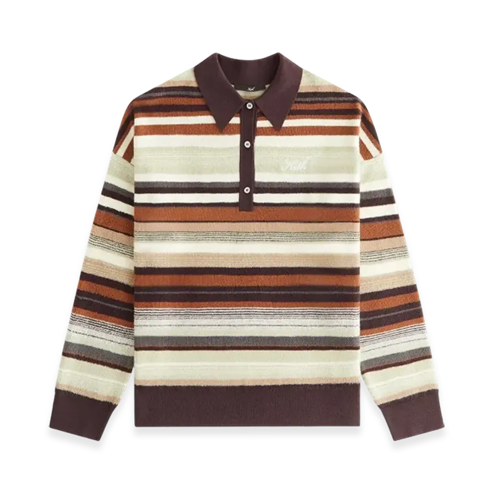 Kith Women's Selma Towel Polo Long Sleeve "Incognito"