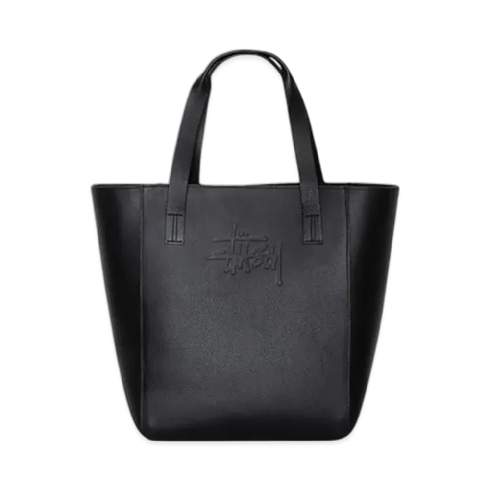 Stussy x Our Legacy Work Shop Work Tote "Black Leather"