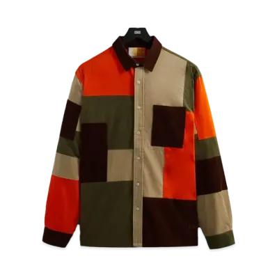 Kith Patchwork Cord Ludlow Shirt "Pimento"