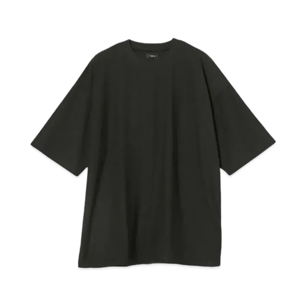 BEAMS Flat Seam Crew Neck Tee "Black"