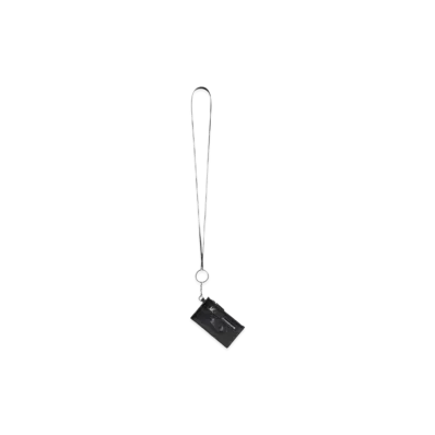 BALENCIAGA Le Cagole Card Case On Key Chain "Black"