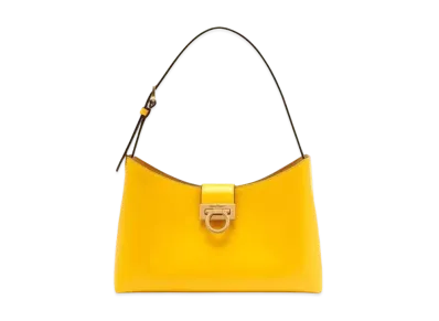 Salvatore Ferragamo Trifolio Shoulder Bag "Sunshine"
