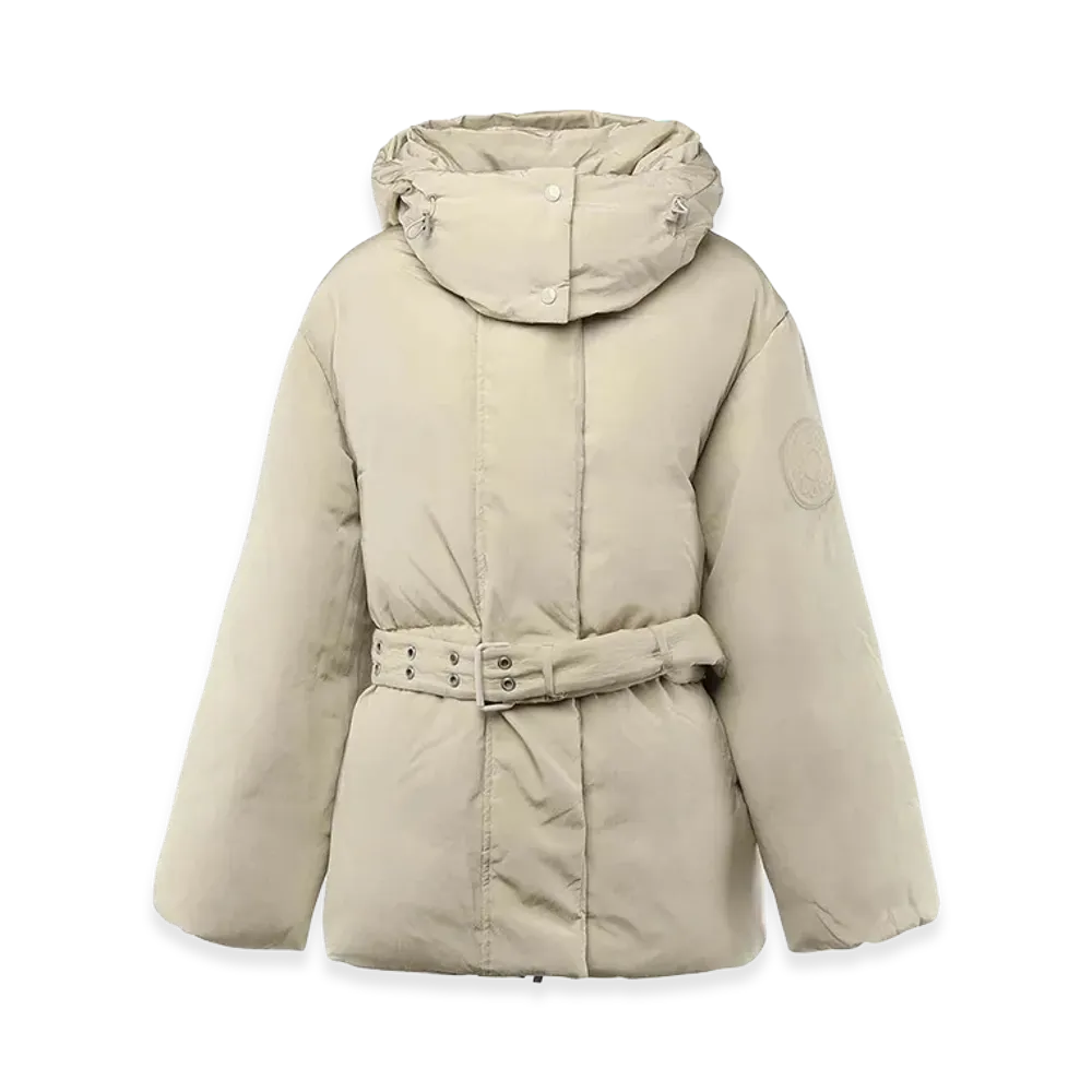 Acne Studios Women's Hooded Puffer Jacket "Ivory"