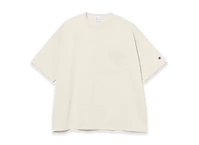 BEAMS x Champion x MIN-NANO Pocket T-shirt "Oatmeal"