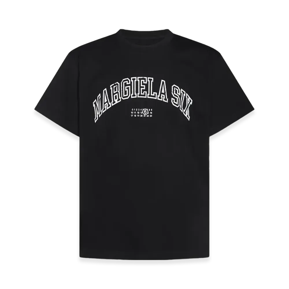 MM6 Maison Margiela Logo Print T-Shirt "Black"