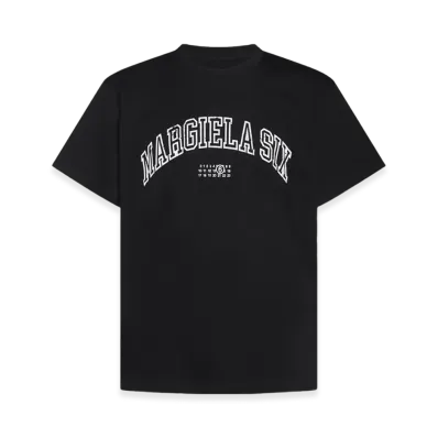 MM6 Maison Margiela Logo Print T-Shirt "Black"