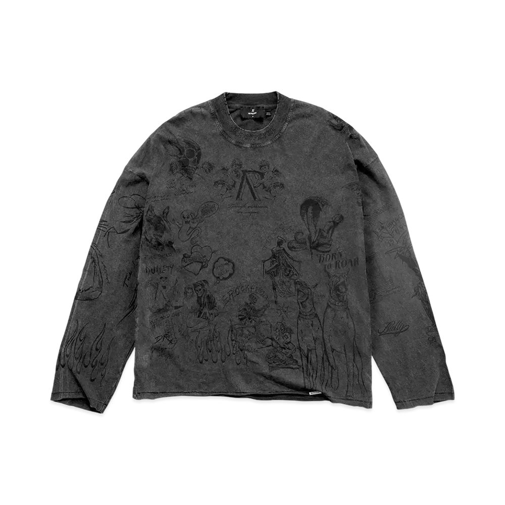 REPRESENT Legacy Long Sleeve T-Shirt "Vintage grey"