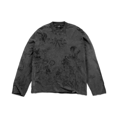 REPRESENT Legacy Long Sleeve T-Shirt "Vintage grey"