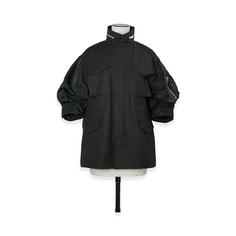 sacai Women's Cotton Weather Jacket "Black"