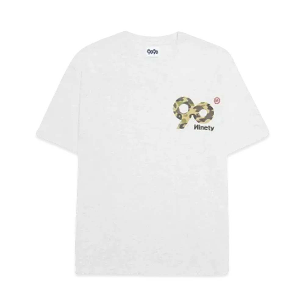 9090 Logo Tee(Camo) "Heather White"