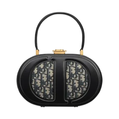 Dior CD Signature Oval Bag "Blue"