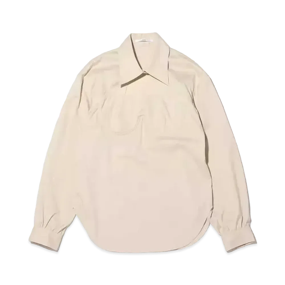 atmos pink Front-Cut Wire Shirt "Beige"