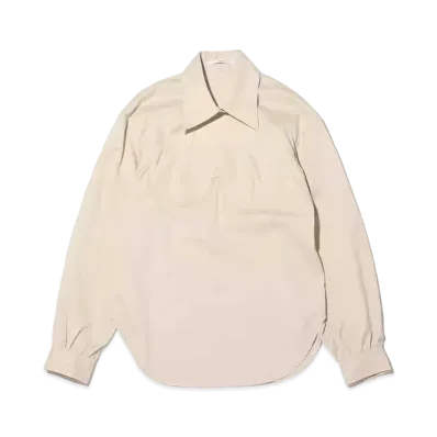 atmos pink Front-Cut Wire Shirt "Beige"