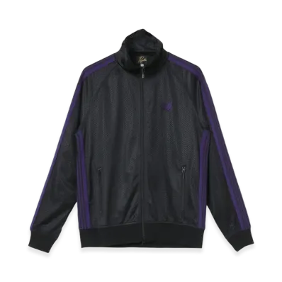 NEEDLES x Urban Research Track Jacket Poly Mesh "BlackPurple"