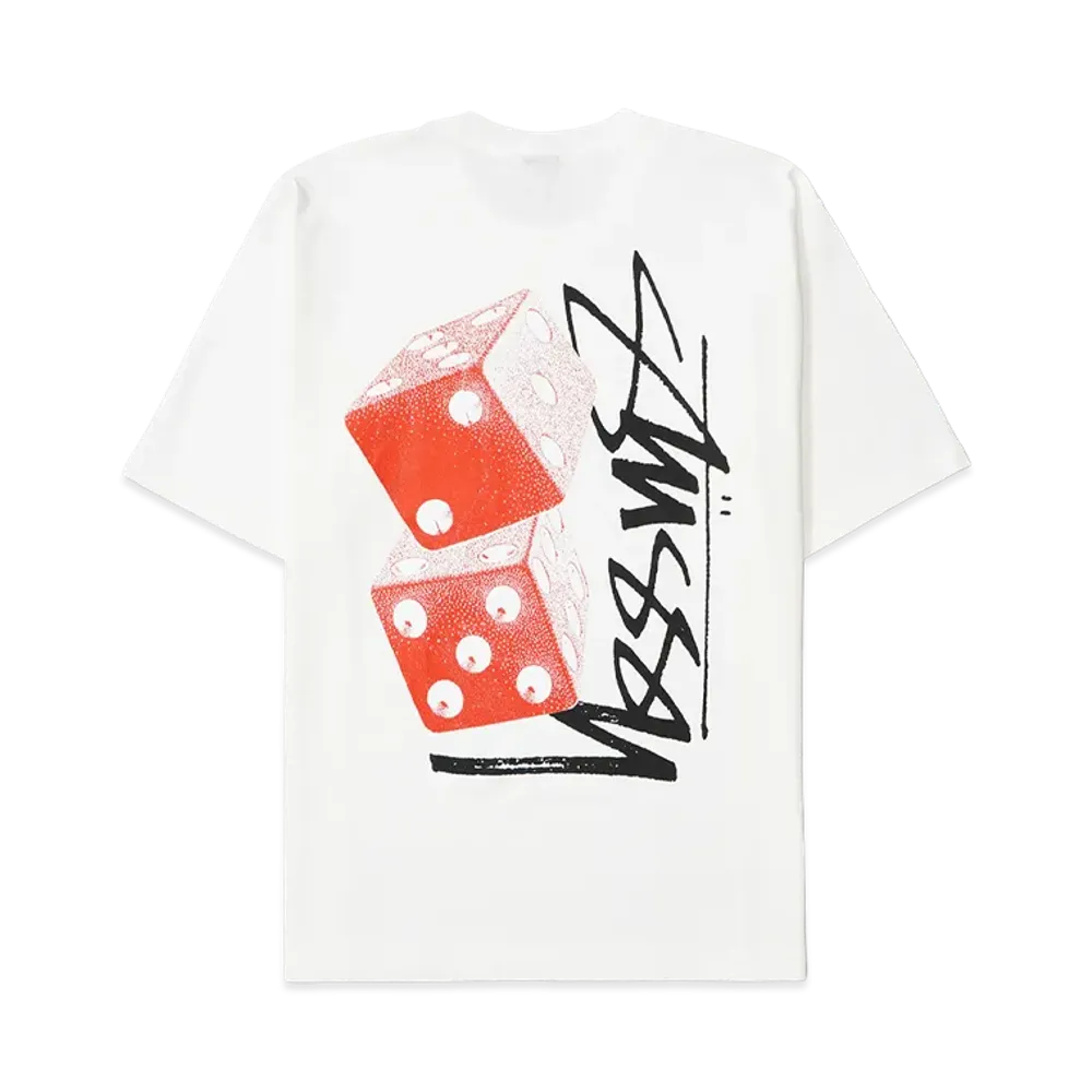 Stussy Tall Dice Tee "White"