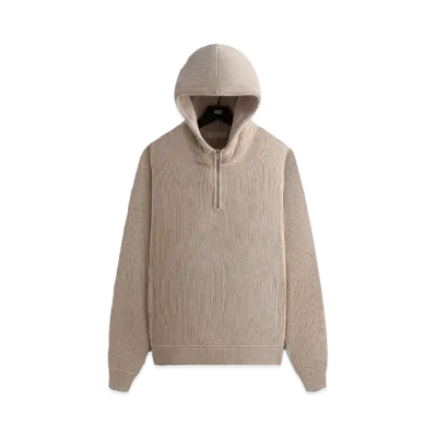 Kith Bonded Waffle Coleman Quarter Zip Hoodie "Session"
