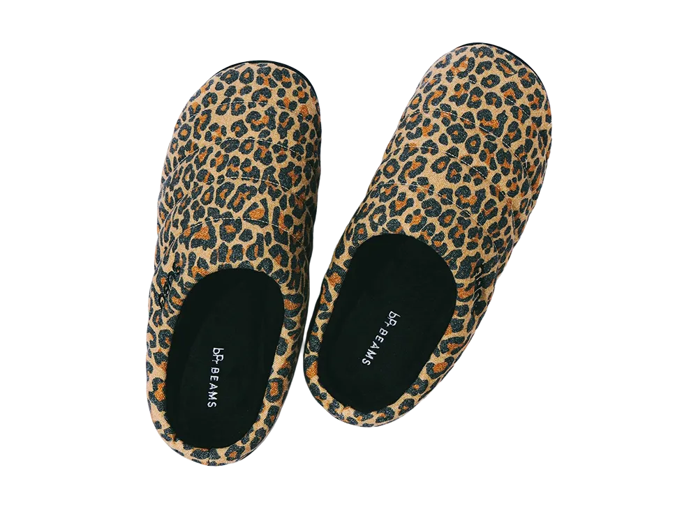 bPr BEAMS x SUBU Cotton Duck Animal Sandal "Leopard"