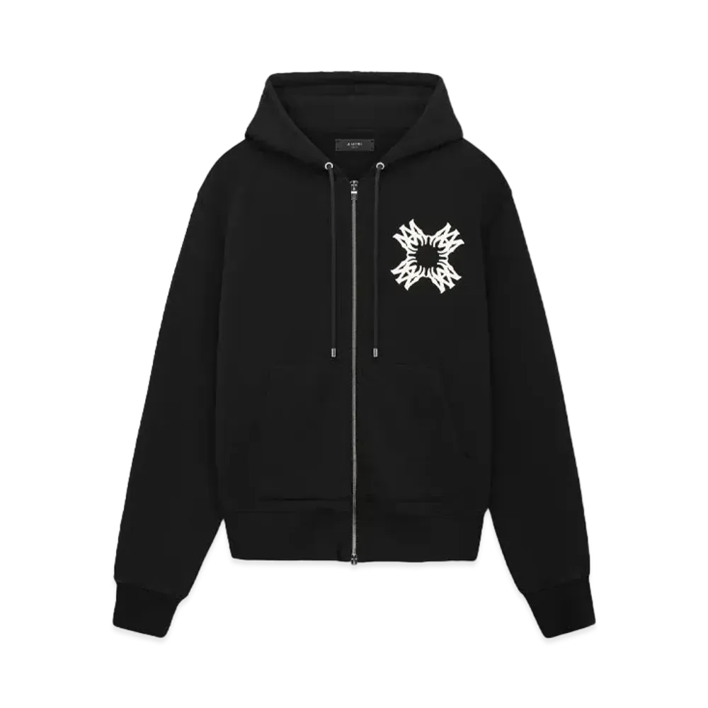 AMIRI Ma Quad Zip Up Hoodie "Black"
