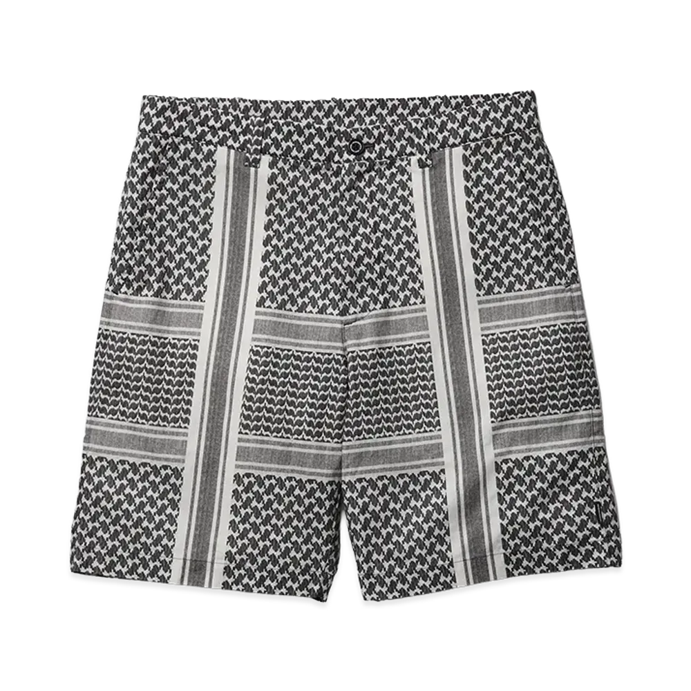 NEIGHBORHOOD Shemagh Pattern Short Pants "Black"