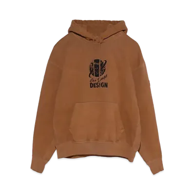 Cav Empt (C.E) GLOBE HEAVY HOODY "Brown"