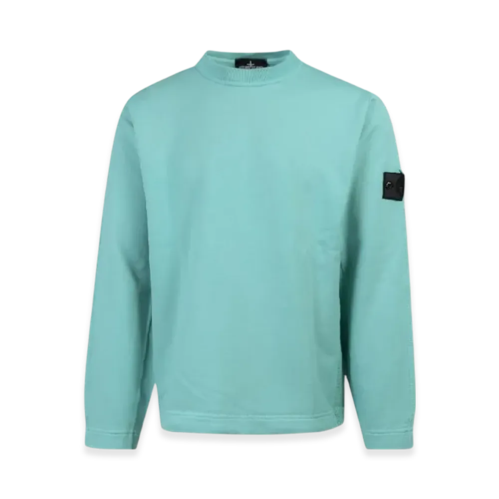 Stone Island Shadow Project 60319 Cotton Lyocell Fleece Crewneck Sweatshirt - 22SS "Aqua"