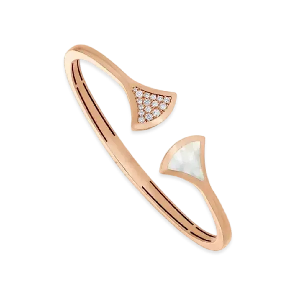 BVLGARI Divas Dream Bracelet Diamond Mother of Pearl "Pink Gold"