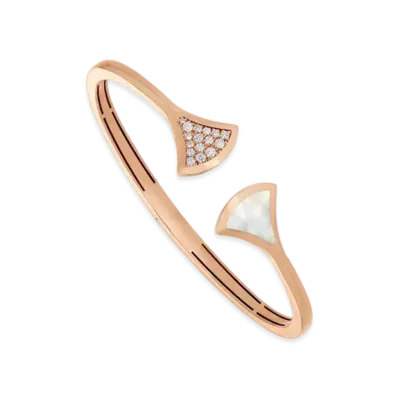 BVLGARI Divas Dream Bracelet Diamond Mother of Pearl "Pink Gold"