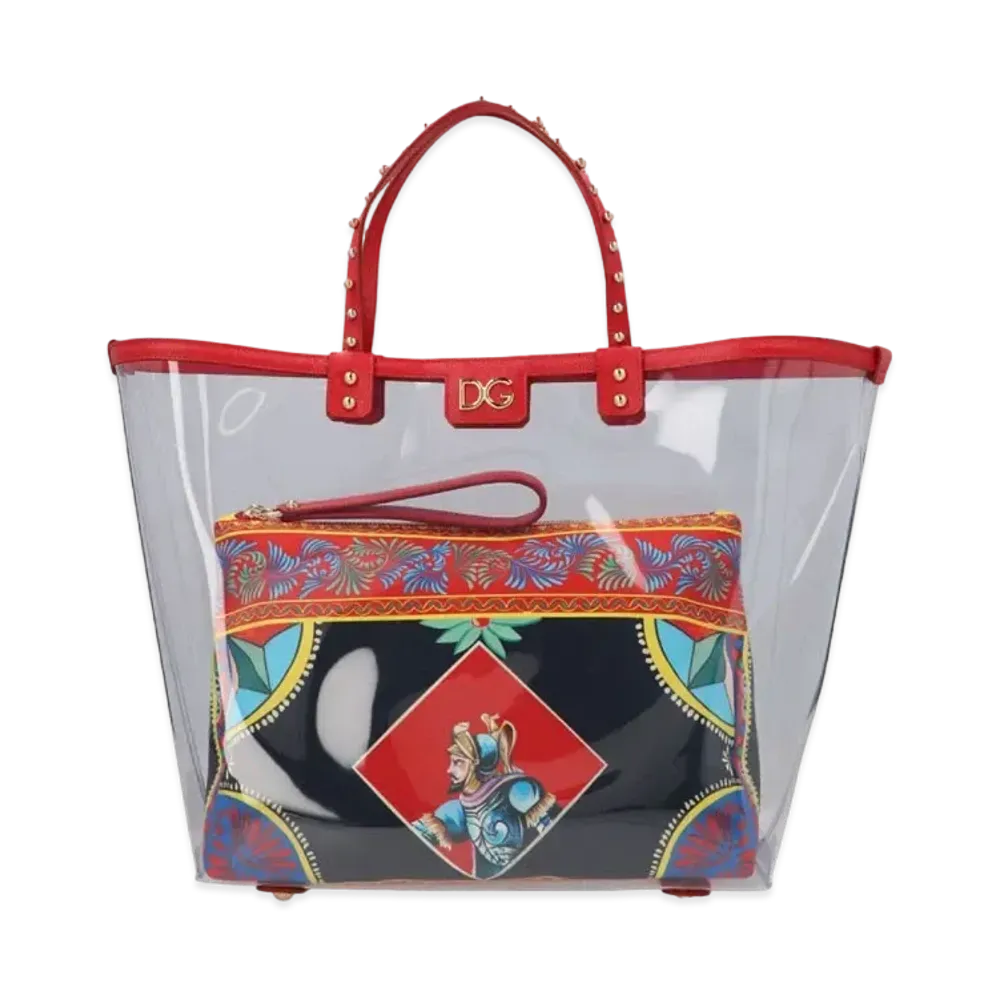 Dolce&Gabbana Beatrice Shopping Bag Large Pvc "Multicolor"