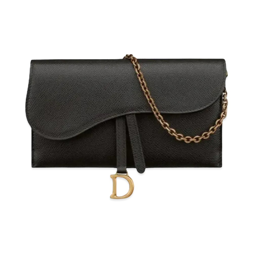 Dior Saddle Wallet "Black"