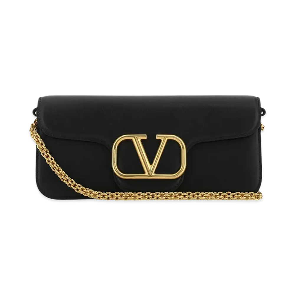 Valentino Women's Leather Loco Handbag "Black"