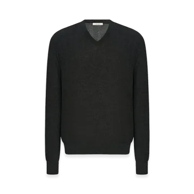 The Row Jager Cashmere Top "Charcoal"
