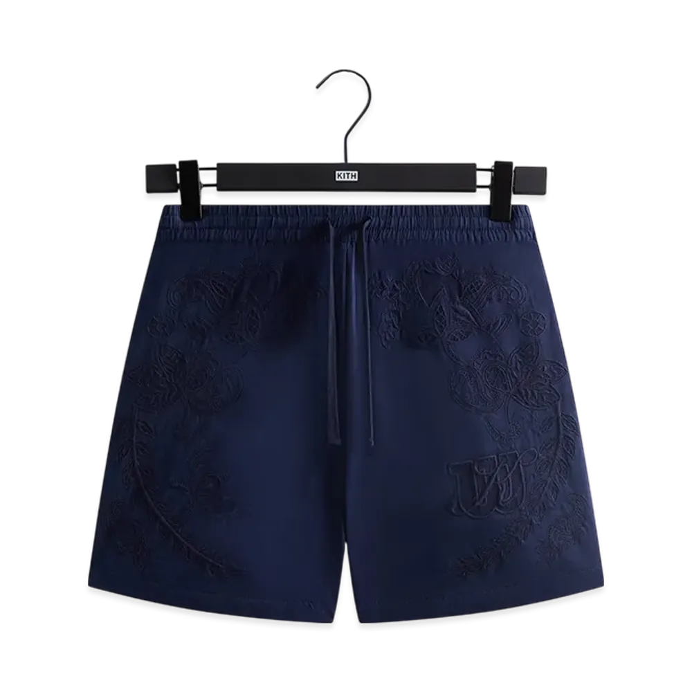 Kith x Wilson Embroidered Mesh Active Short "Nocturnal"
