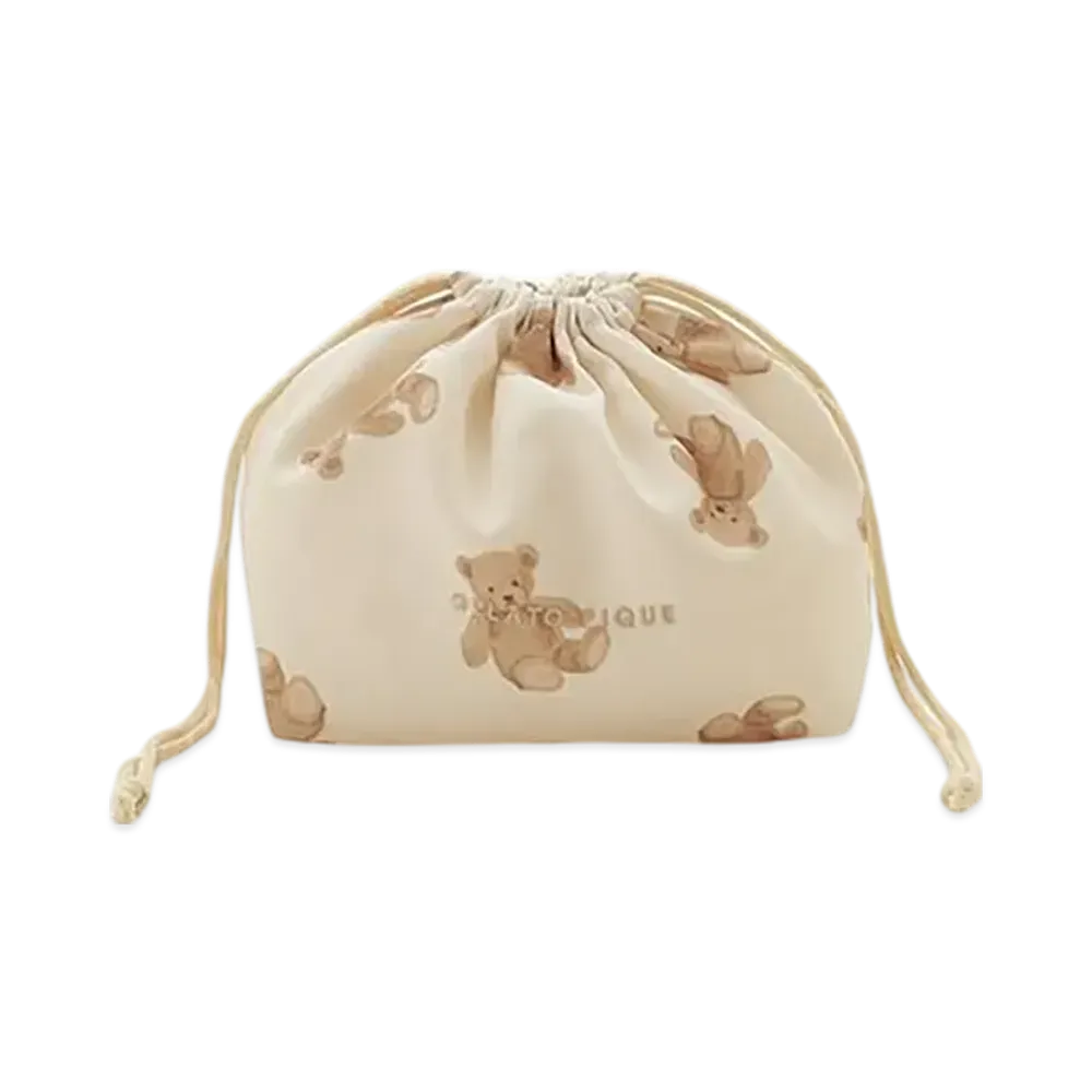 GELATO PIQUE Kids Drawstring Bag M "Ivory"