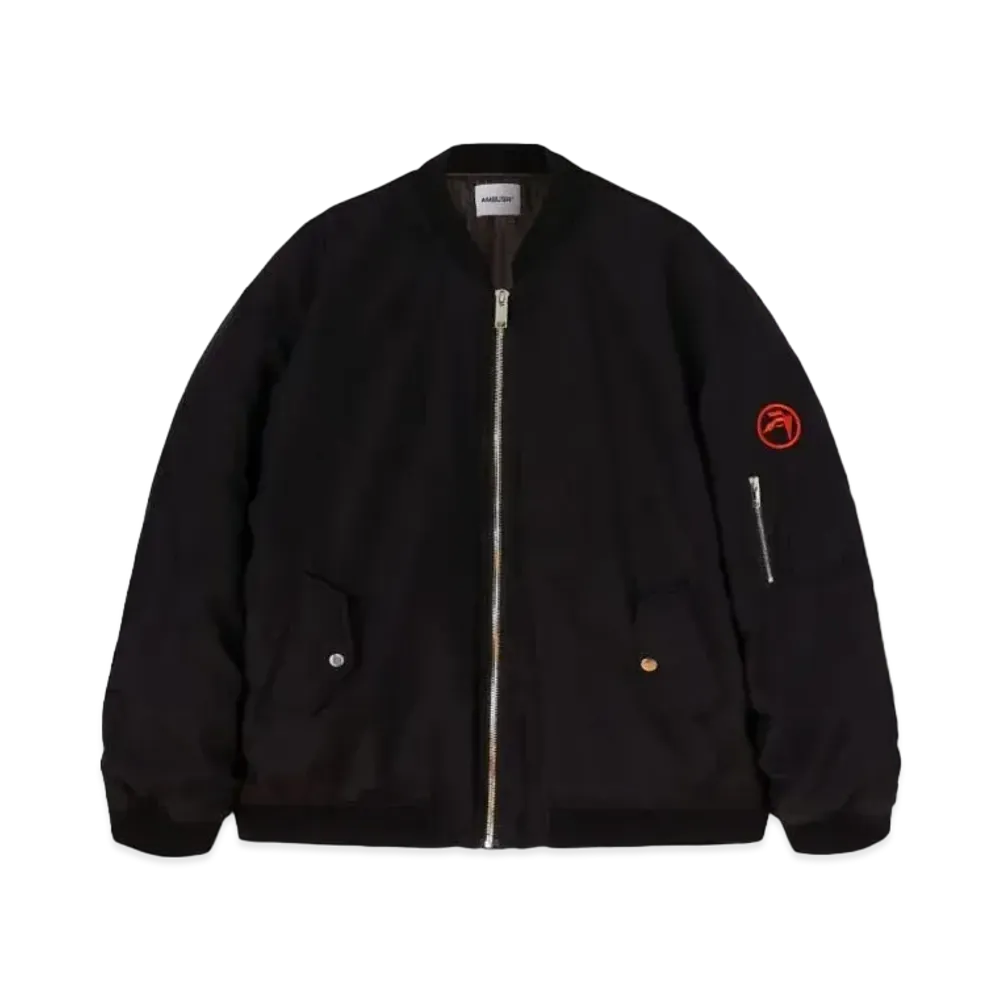 AMBUSH Logo Patch Bomber "Black"
