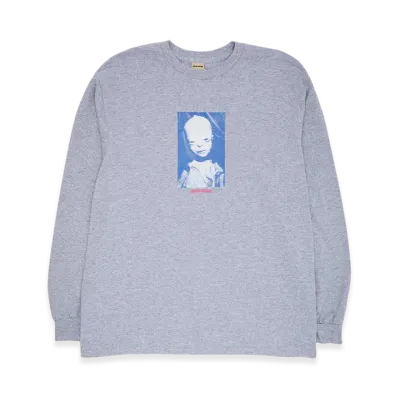 Fucking Awesome Damaged Long Sleeve Tee "Gray"