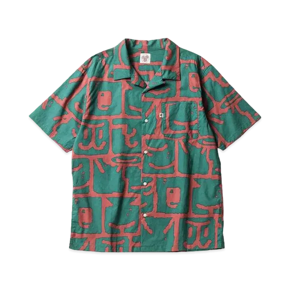 SAYHELLO Zerosy Letter Shirts "GREEN"