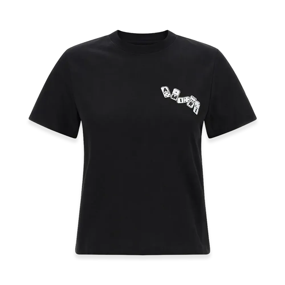 AMIRI Women's Domino Tee "Black"