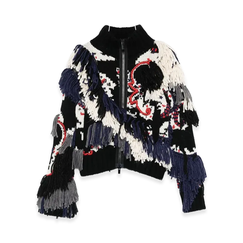 sacai Women's Coats "Black"