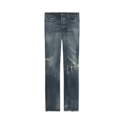 CELINE 90'S Jeans / Moonlight Wash Selvedge Denim "Moonlight Destroy Wash"