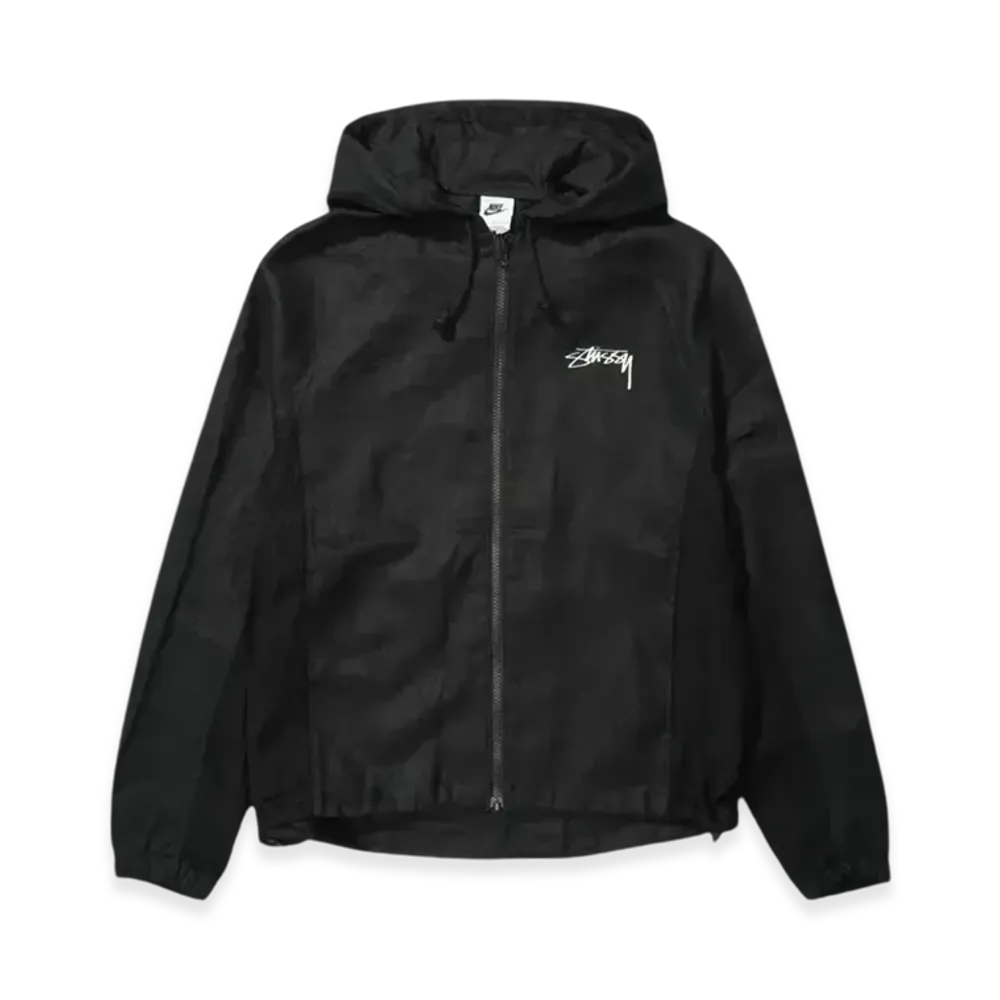 Stussy x Nike U NRG Linen Jacket Hoodie (Asia Size) "Black" FZ5752-010
