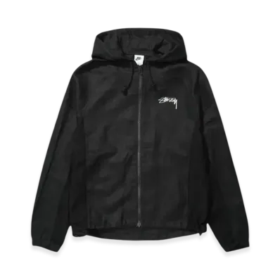 Stussy x Nike U NRG Linen Jacket Hoodie (Asia Size) "Black" FZ5752-010
