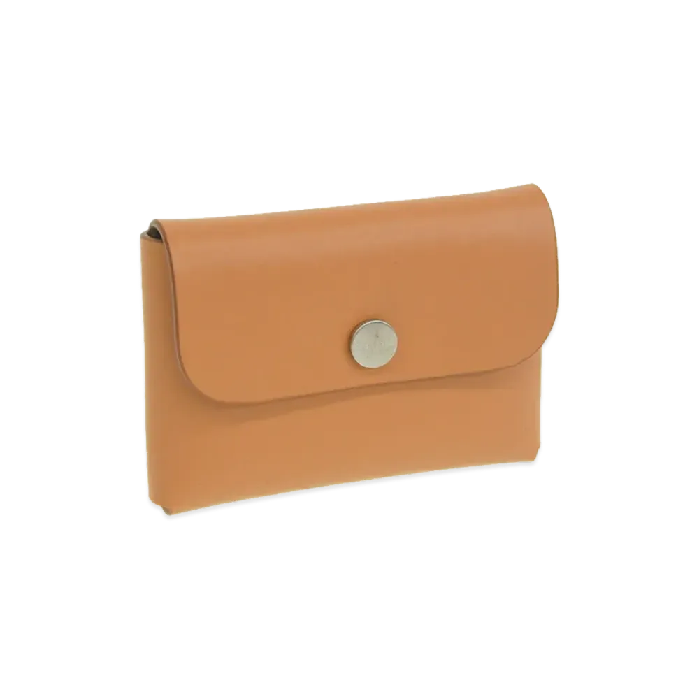 IL BISONTE Women's Coin Case "Beige"