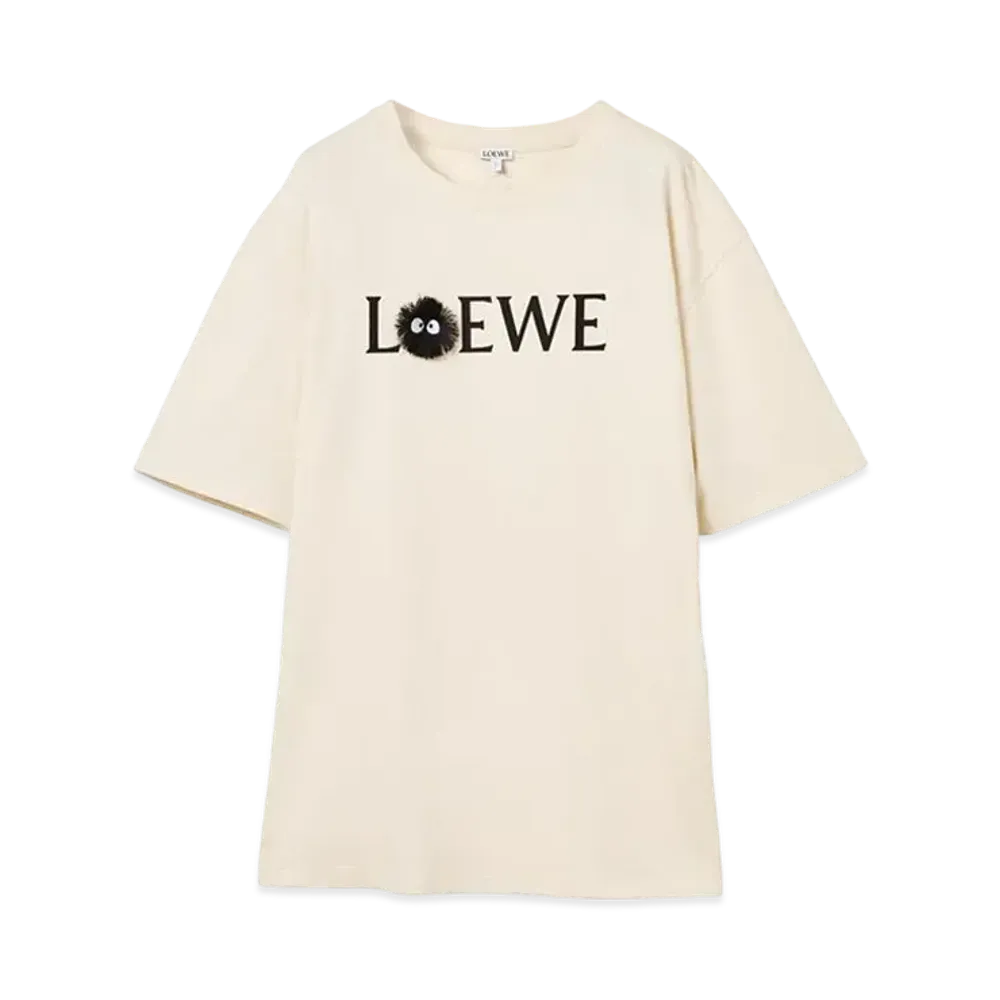 LOEWE x My Neighbor Totoro Dust Bunnies T-shirt In Cotton "Ecru"
