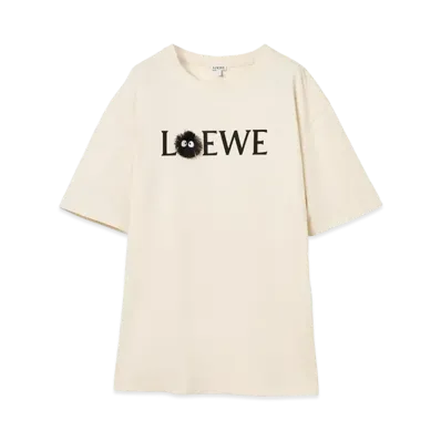 LOEWE x My Neighbor Totoro Dust Bunnies T-shirt In Cotton "Ecru"